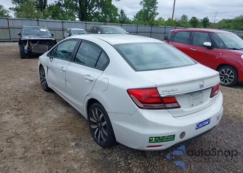 2014 Honda Civic Ex-L из США, поврежденный, VIN 19XFB2F91EE004384